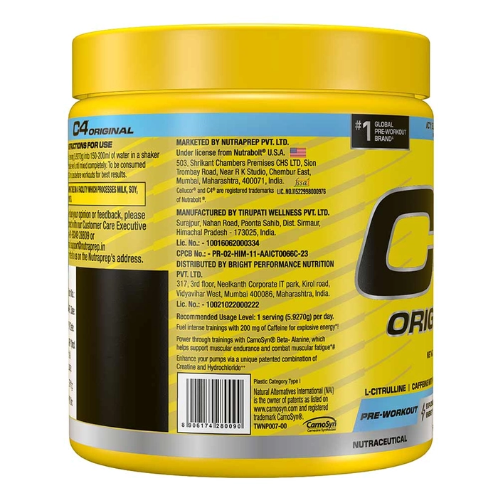 Cellucor C4 Original Pre-Workout 180g (30 Servings)
