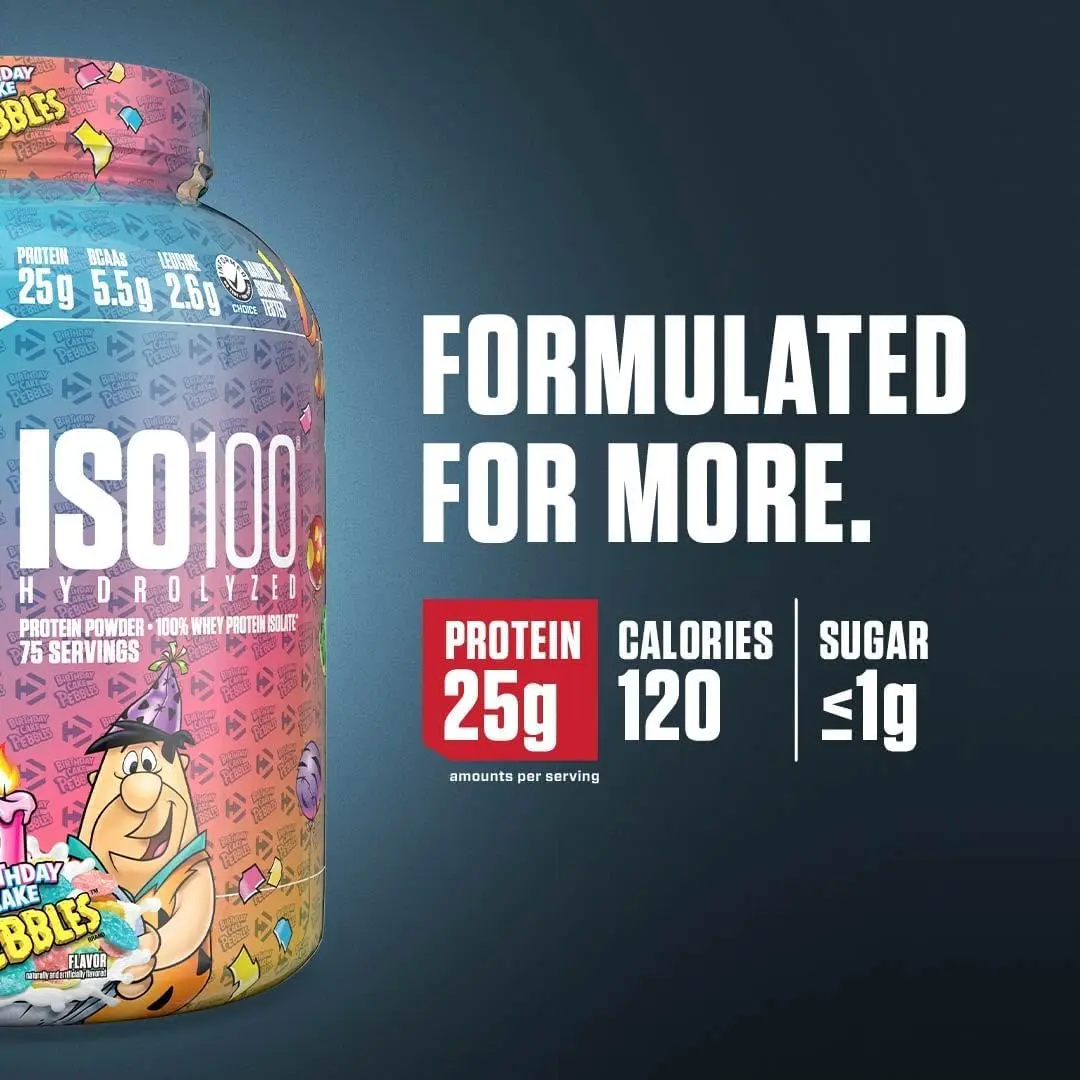 Dymatize ISO100 Hydrolyzed Birthday Cake