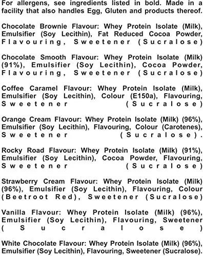MyProtein Impact Whey Isolate 2.5kg
