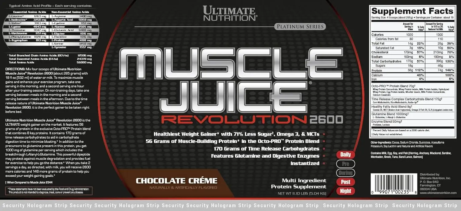 Ultimate Nutrition Muscle Juice Revolution