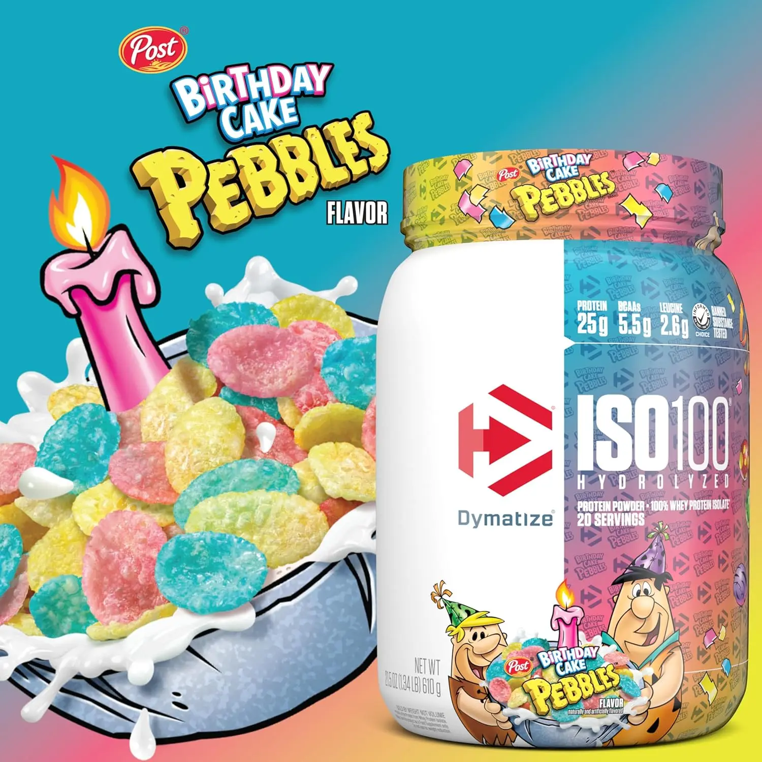 Dymatize ISO100 Hydrolyzed Birthday Cake