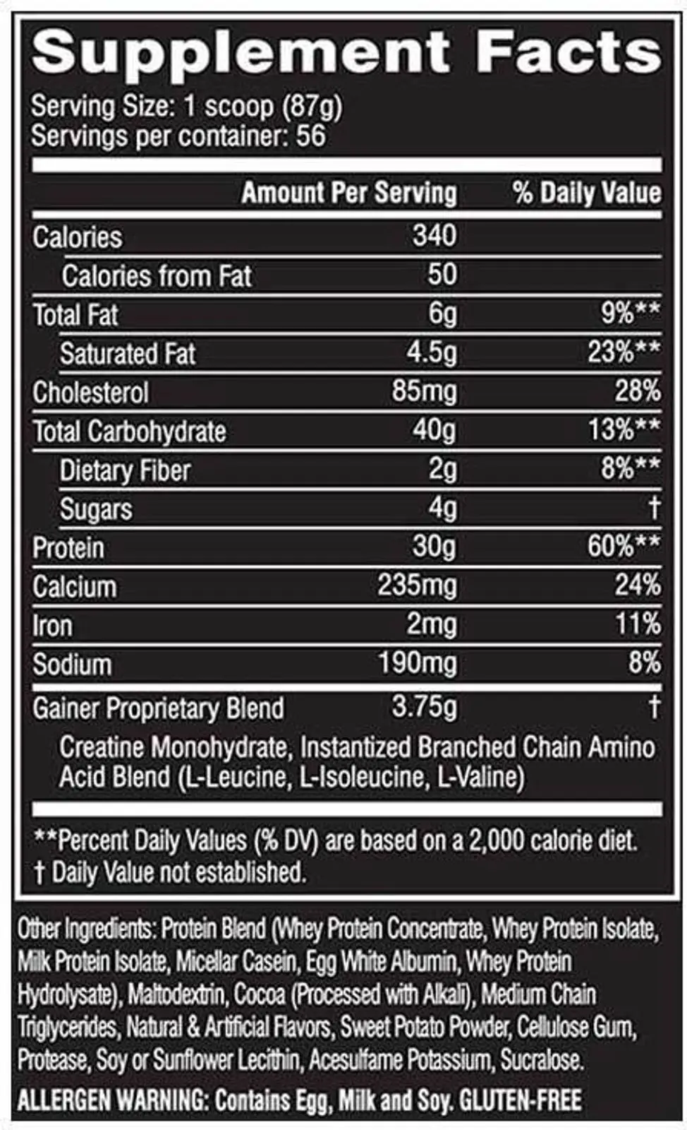 Cellucor Cor-Performance Gainer Chocolate